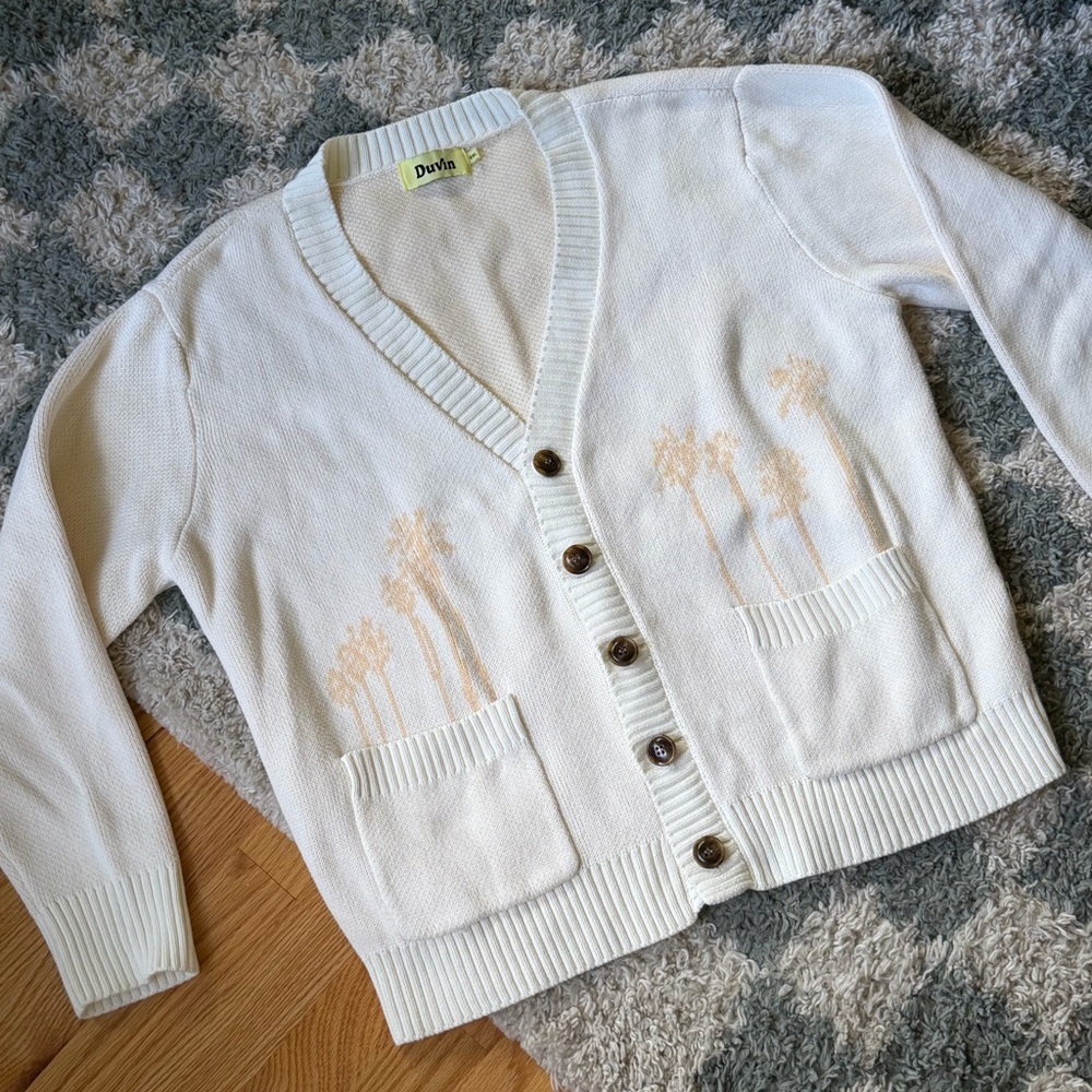 Men’s Duvin Palm Tree Cardigan